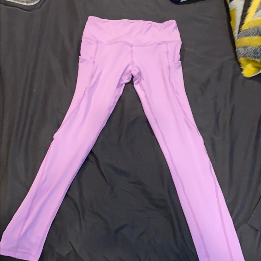 Purple leggings